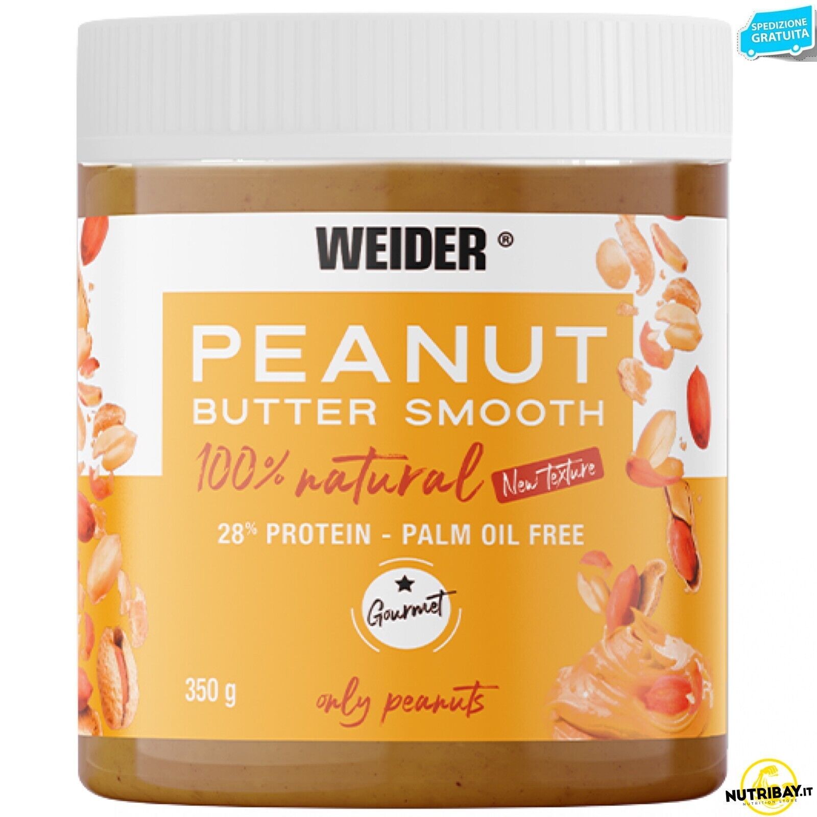 Weider Peanut Butter Smooth - 350 gr Burro di arachidi proteico