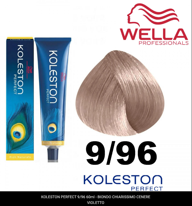 Wella KOLESTON PERFECT 9/96 60ml – BIONDO CHIARISSIMO CENERE VIOLETTO