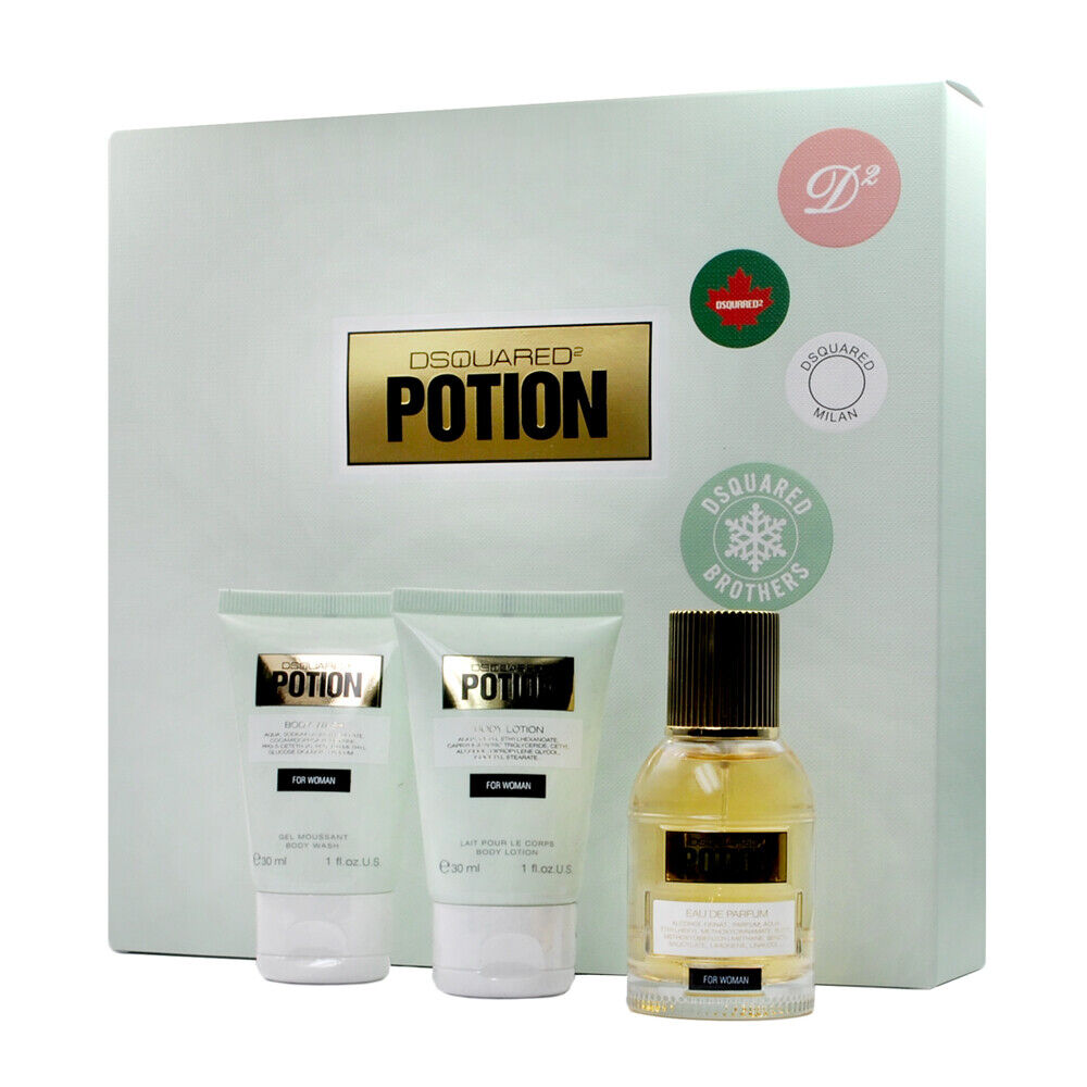 Dsquared2 Potion For Woman Profumo Edp 30ml Bagnoschiuma 30ml Crema Corpo 30ml