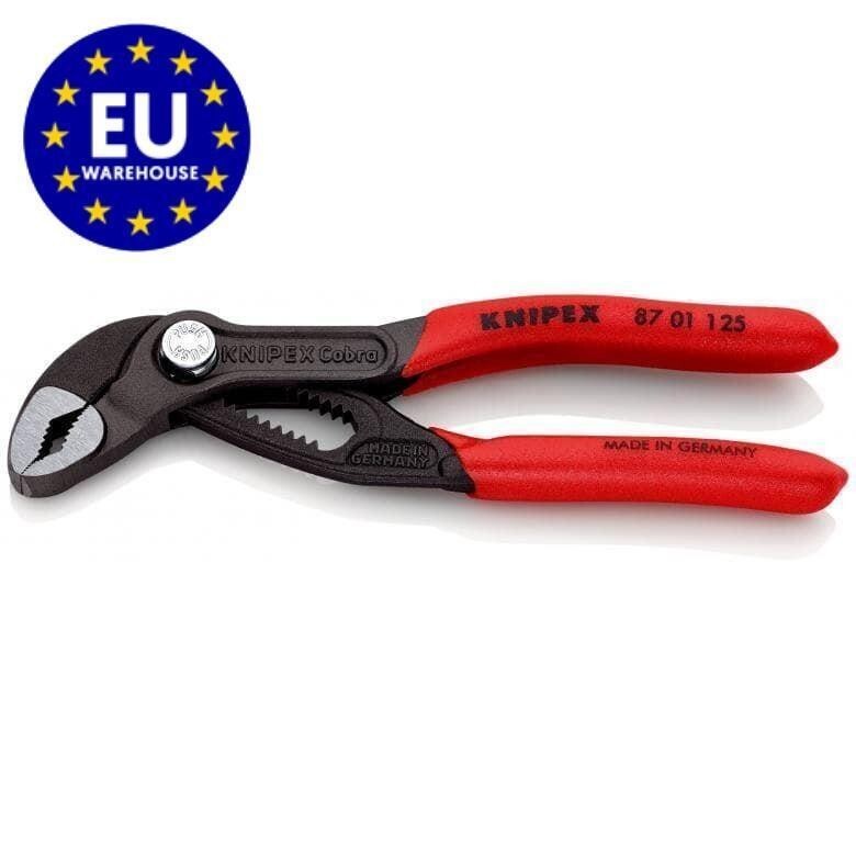 KNIPEX Cobra 87 01 125 Pompa Acqua Pinze Con Antiscivolo Plastica Rivestito
