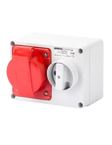 Gewiss presa interbl orizz con fondo 2p t 32a 400v 9h ip44 senza base portafus