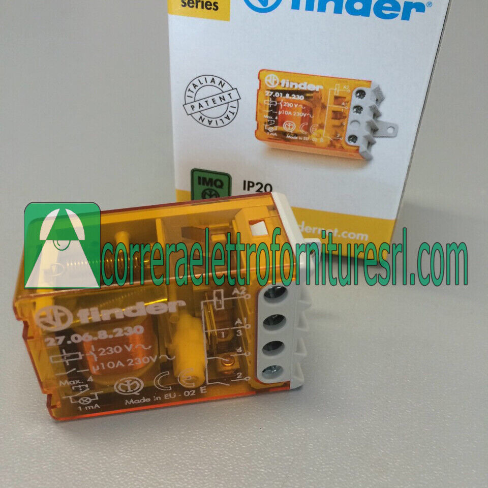 Finder 27068230 rele' commutatore 3 sequenze ad impulsi ( passo-passo ) alimenta