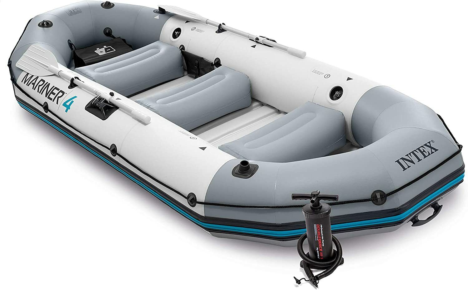 Intex Mariner 4 Canotto 4 Persone - Grigio (68376)