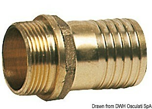 Portagomma maschio 1/2" x 25 mm