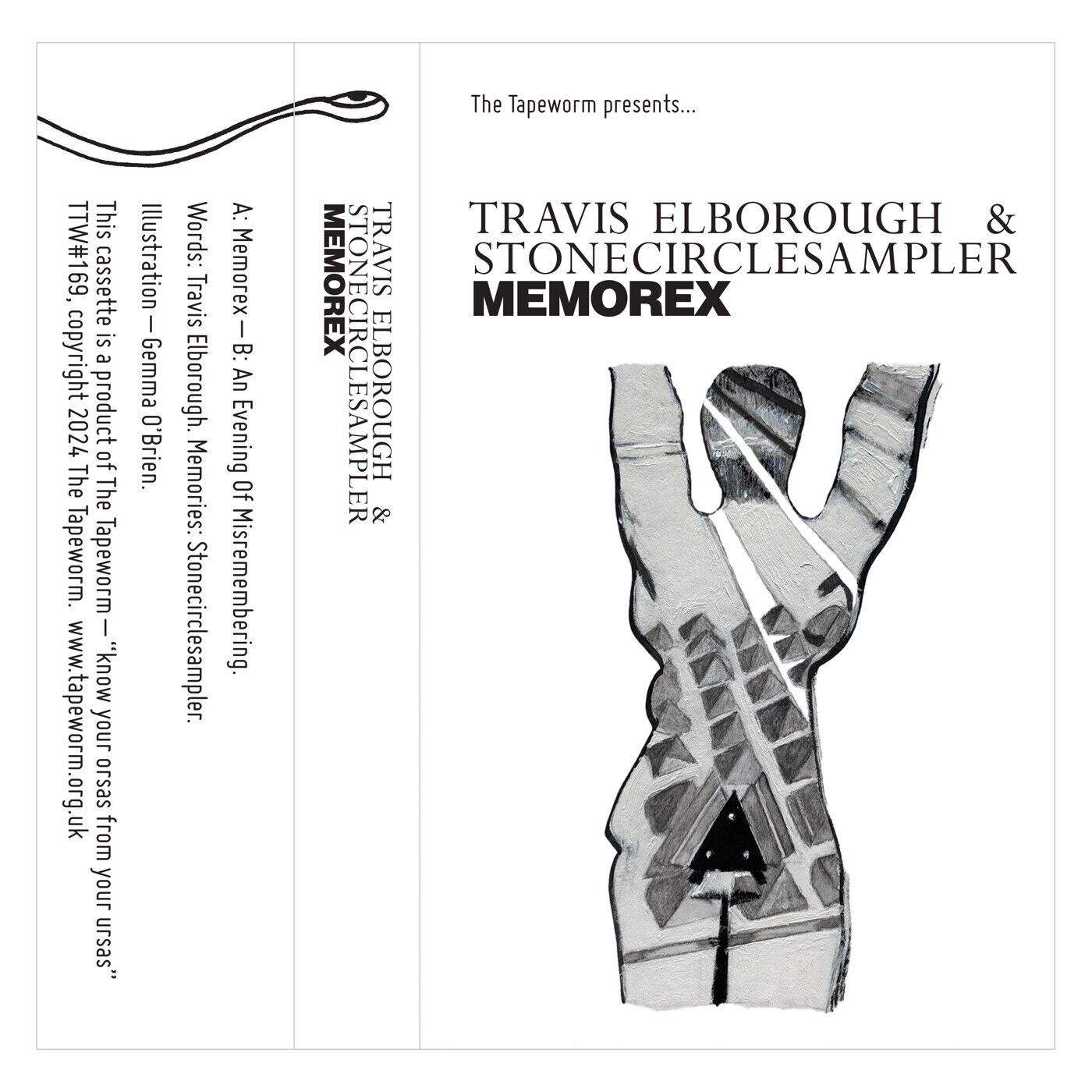 Travis Elborough and Stonecirclesampler Memorex Cassette TTW169 NEW