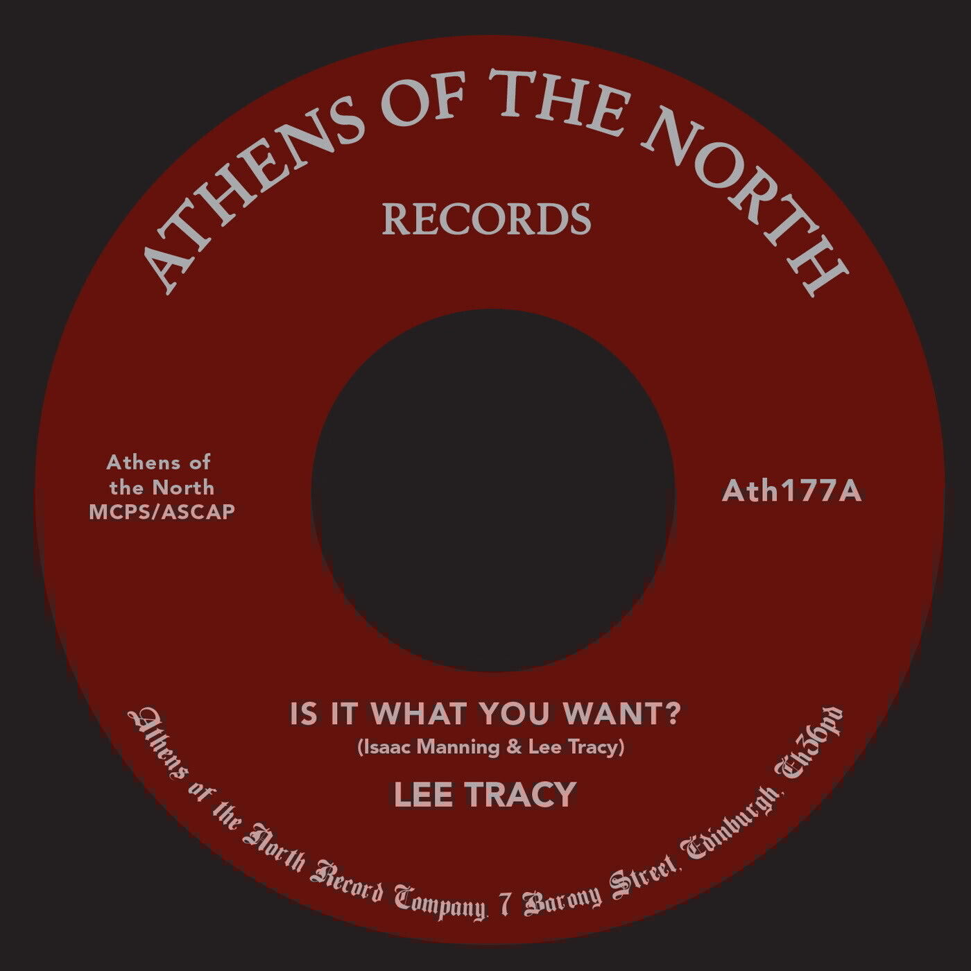 Lee Tracy & Isaac Manning Is It What You Want? (Vinyl LP) 7" Single
