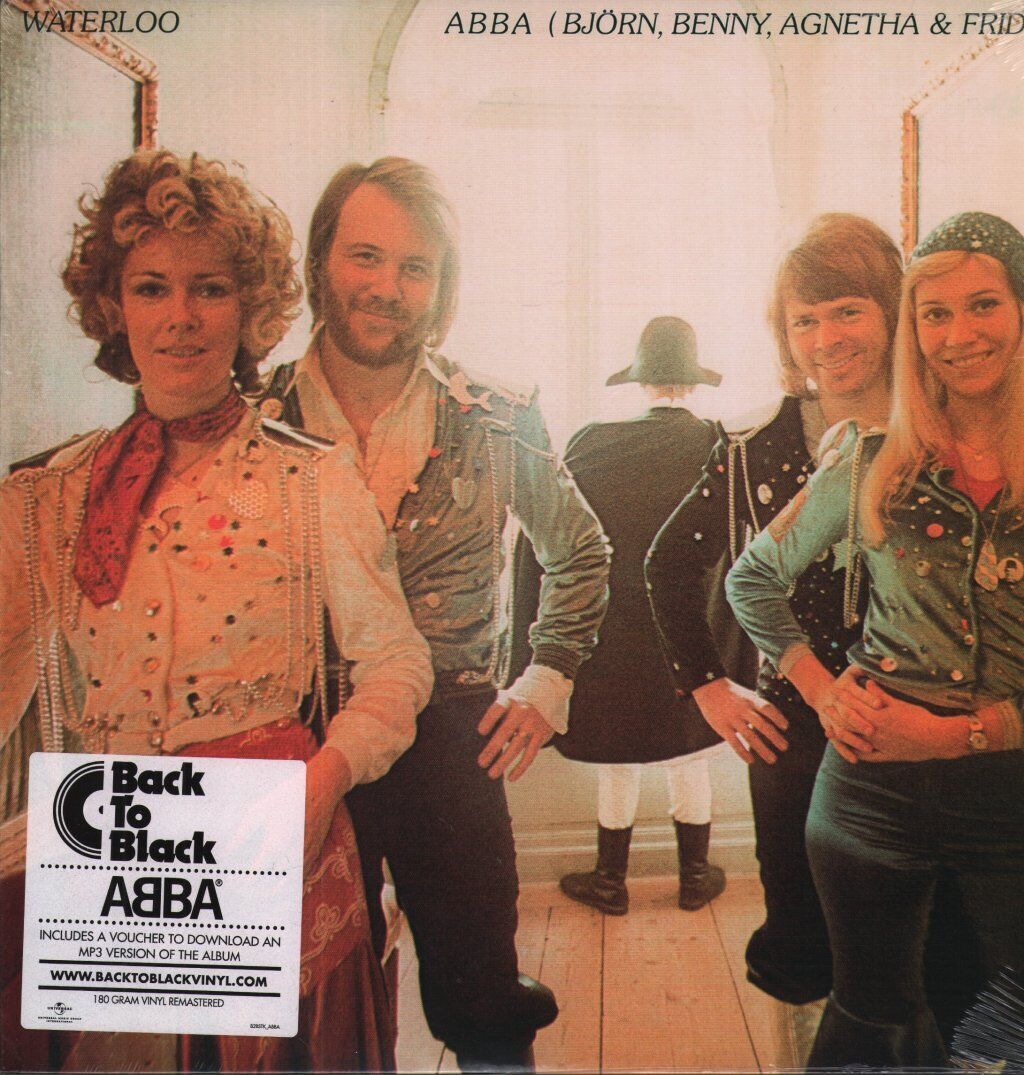 Abba Waterloo LP vinyl Europe Polar 2011 still sealed with back to black sticker
