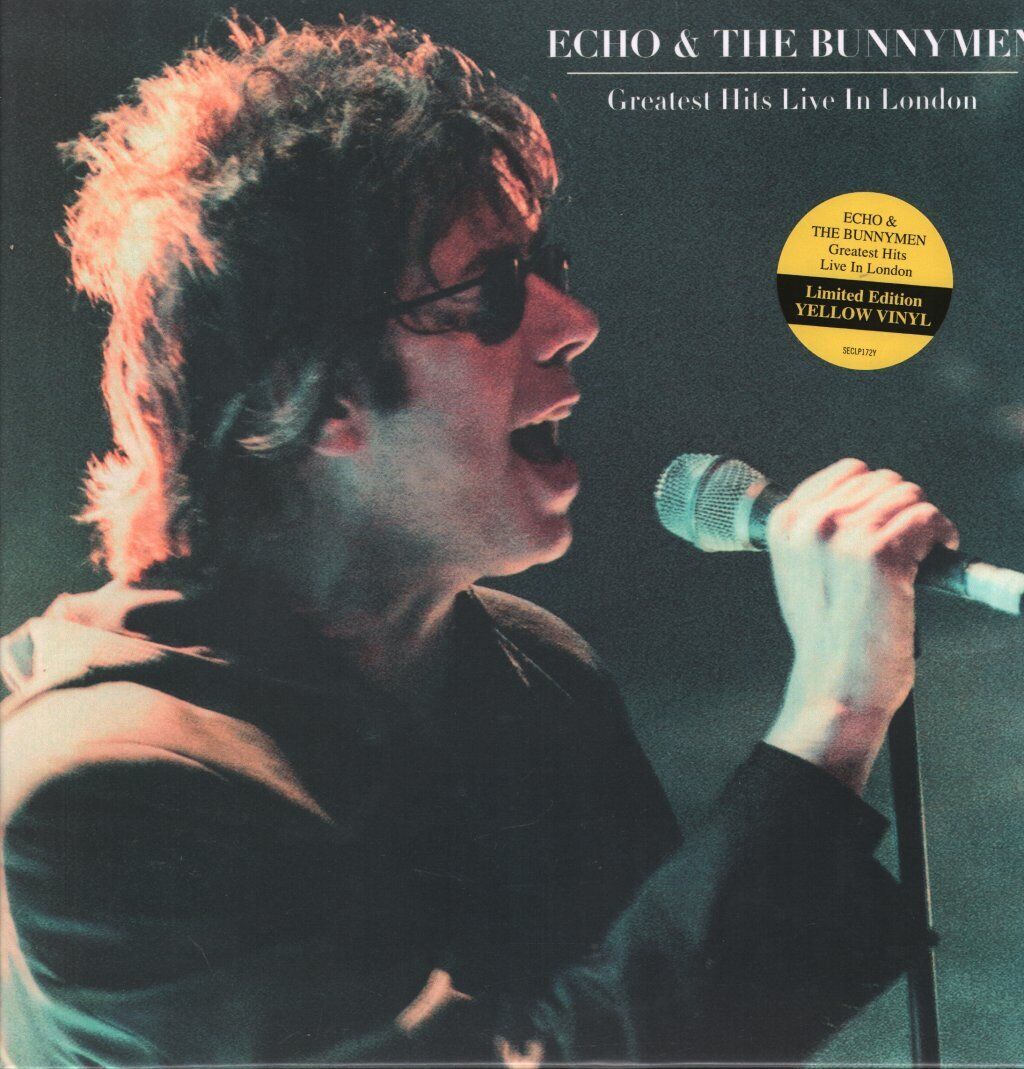 Echo & the Bunnymen Greatest Hits Live In London LP vinyl UK Secret  Limited