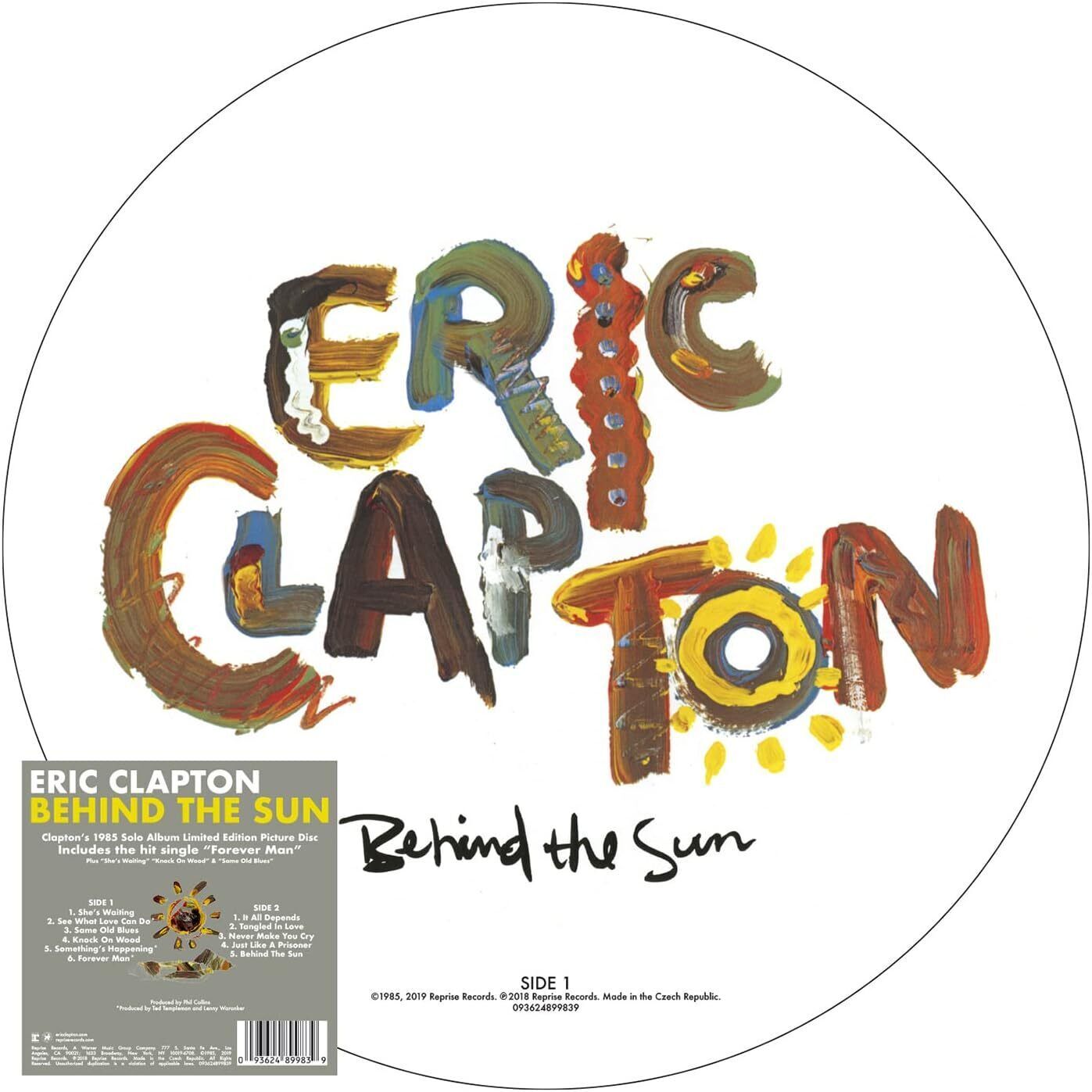 Eric Clapton Behind the Sun (Vinyl LP) 12" Album Picture Disc