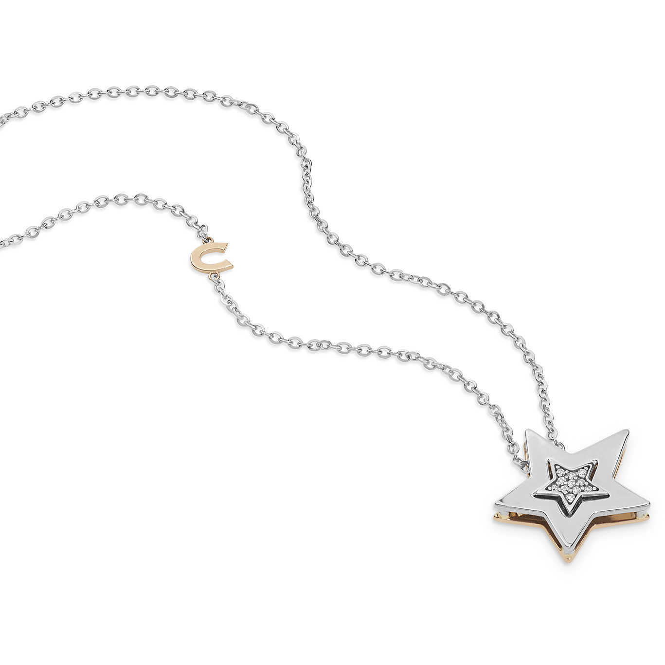 Collana donna girocollo Comete Gioielli Stelle in oro e diamanti  - GLB1447
