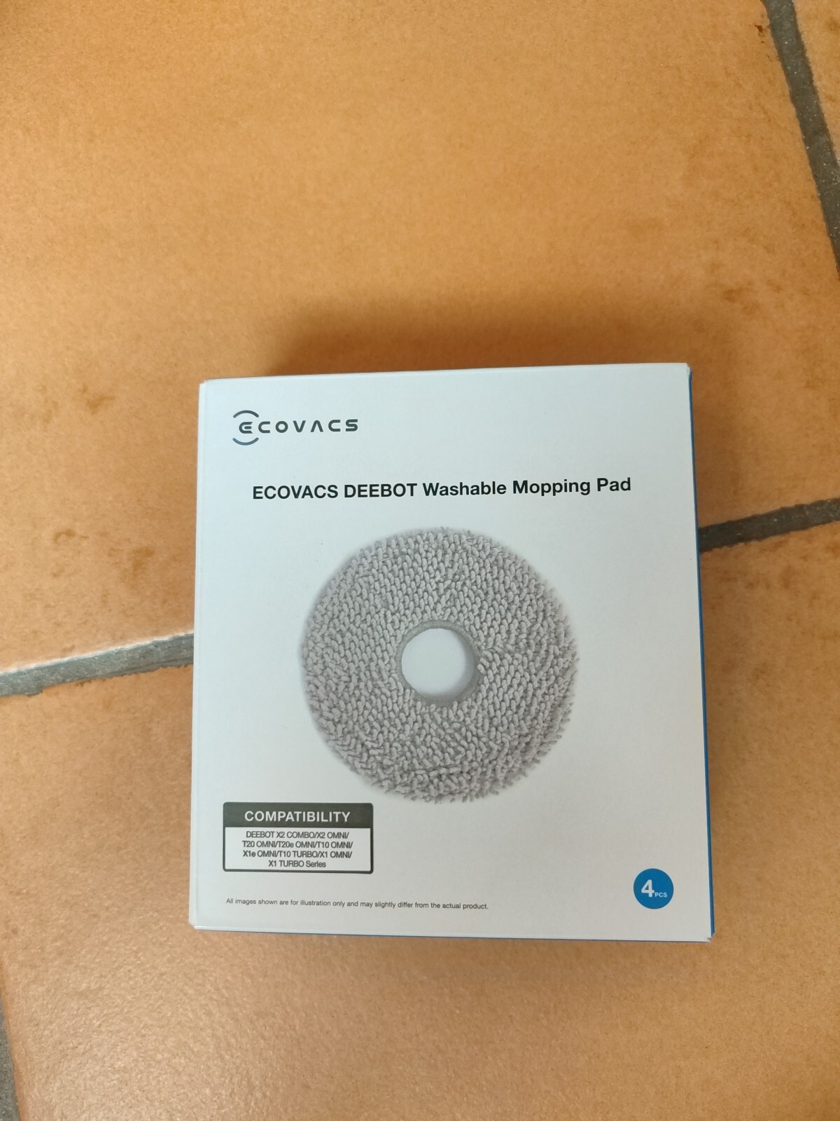 ECOVACS Panni di lavaggio lavabili, per DEEBOT X1 OMNI/X1e OMNI/X2 OMNI/X2 COMBO