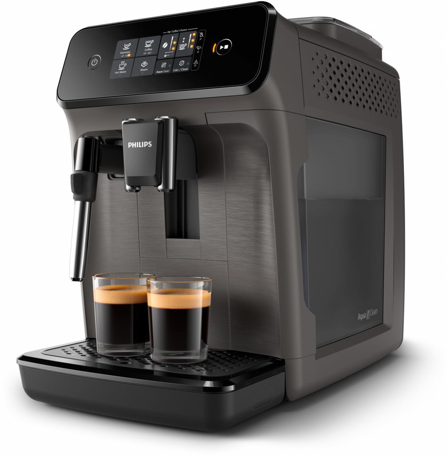 Philips Macchina Caffé Automatica Espresso Macinacaffé EP1224/00 Series 1200
