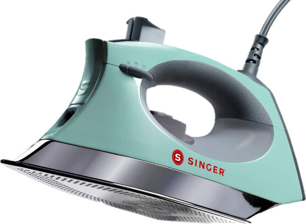 Singer Ferro da Stiro a Vapore 2600W Piastra in acciaio verde Menta 220427108