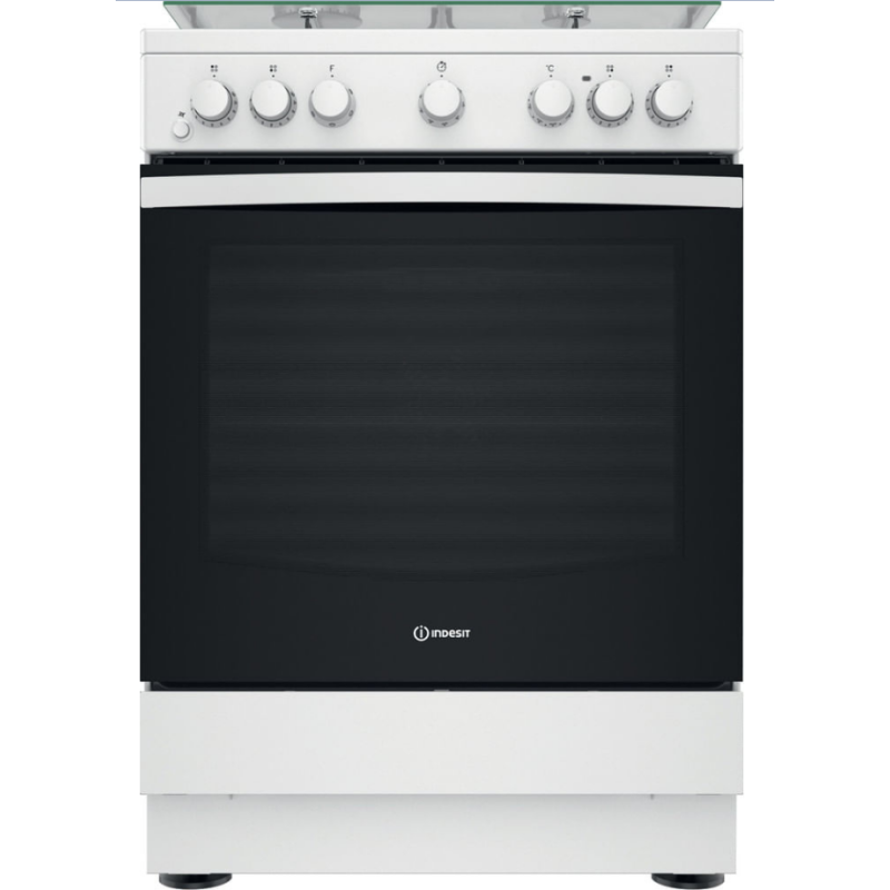 INDESIT IS67G4PHW/E CUCINA 60x60 4 FUOCHI A GAS FORNO ELETTRICO 73LT BIANCO