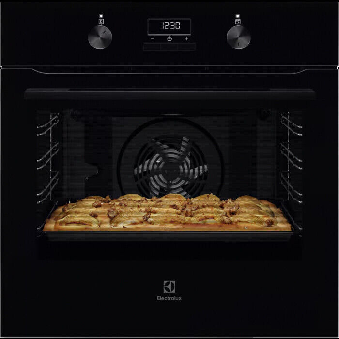 Electrolux Forno da Incasso Elettrico Ventilato 72 lt 60 cm A+ Nero KOIGH04K