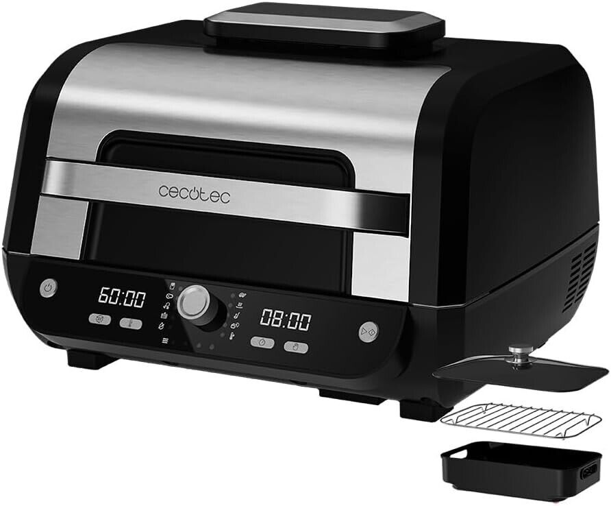 Cecotec Friggitrice ad Aria Grill Cecofry Firedome 8000 Pro Air Fryer 1700W