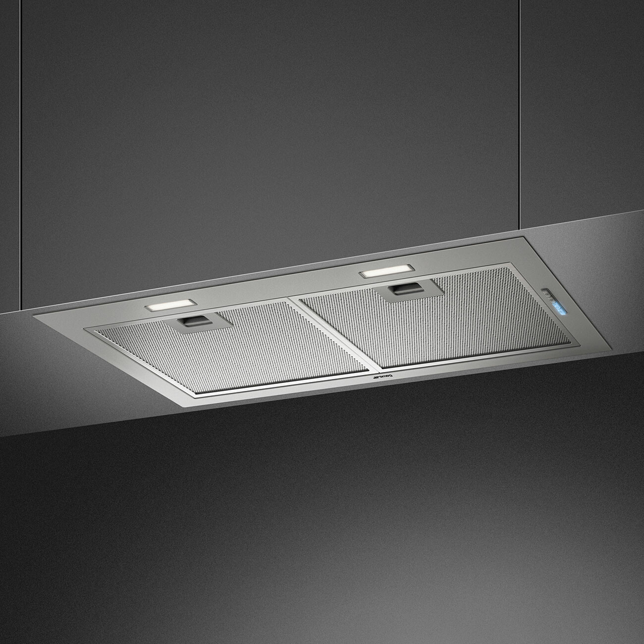 Cappa Cucina Aspirante/Filtrante Sottopensile Incasso 71x28 cm KSG70HPE SMEG