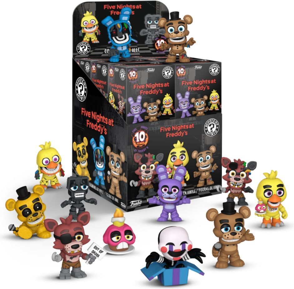 7402962 Merchandising Five Nights At Freddy's: Funko Mystery Mini - 10Th Anniver
