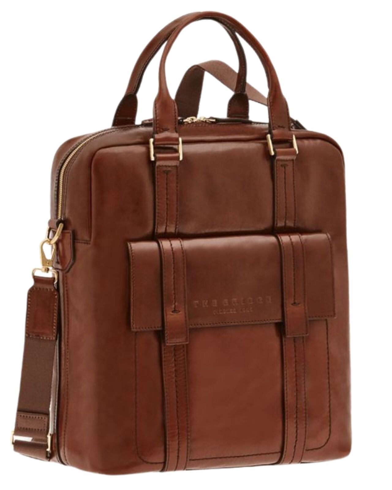 Borsa Zainetto The Bridge  06420901 Uomo Pelle Marrone