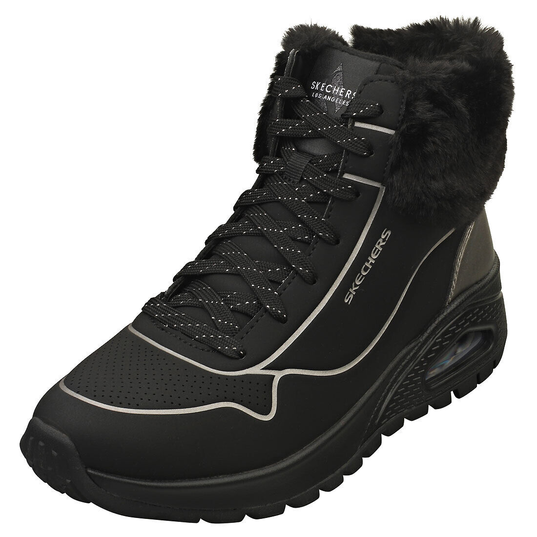 Skechers Uno Rugged Fal Shimmer Donna Black Stivali Casuale - 39 EU