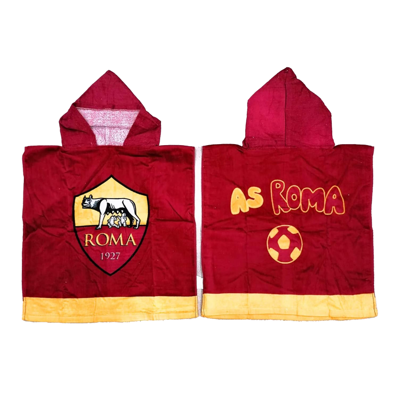 Poncho bimbi di spugna leggera asROMA