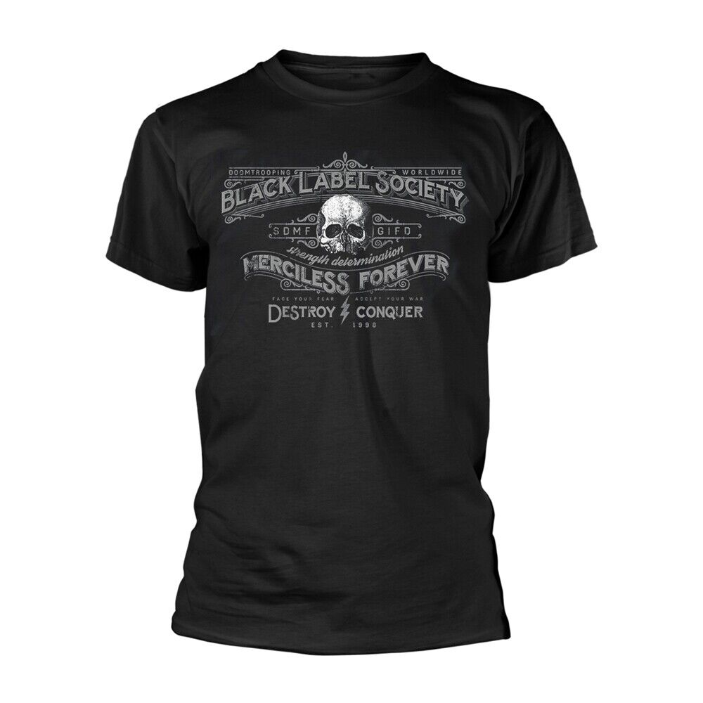 Black Label Society Merciless Forever - Maglietta Nera M Nero