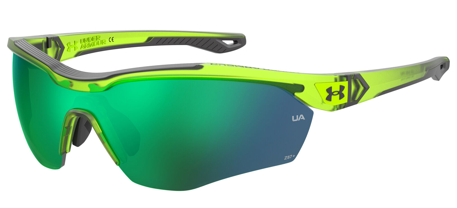 Occhiali da Sole Under Armour UA YARD PRO GREEN YELLOW FLUO/GREEN 99/1/125 uomo
