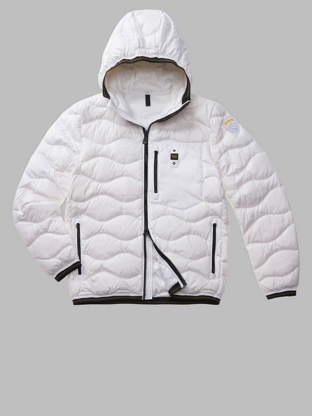 Blauer Piumino Wave Bianco - Taglia M Abbigliamento Uomo Giubbotti E Cappotti