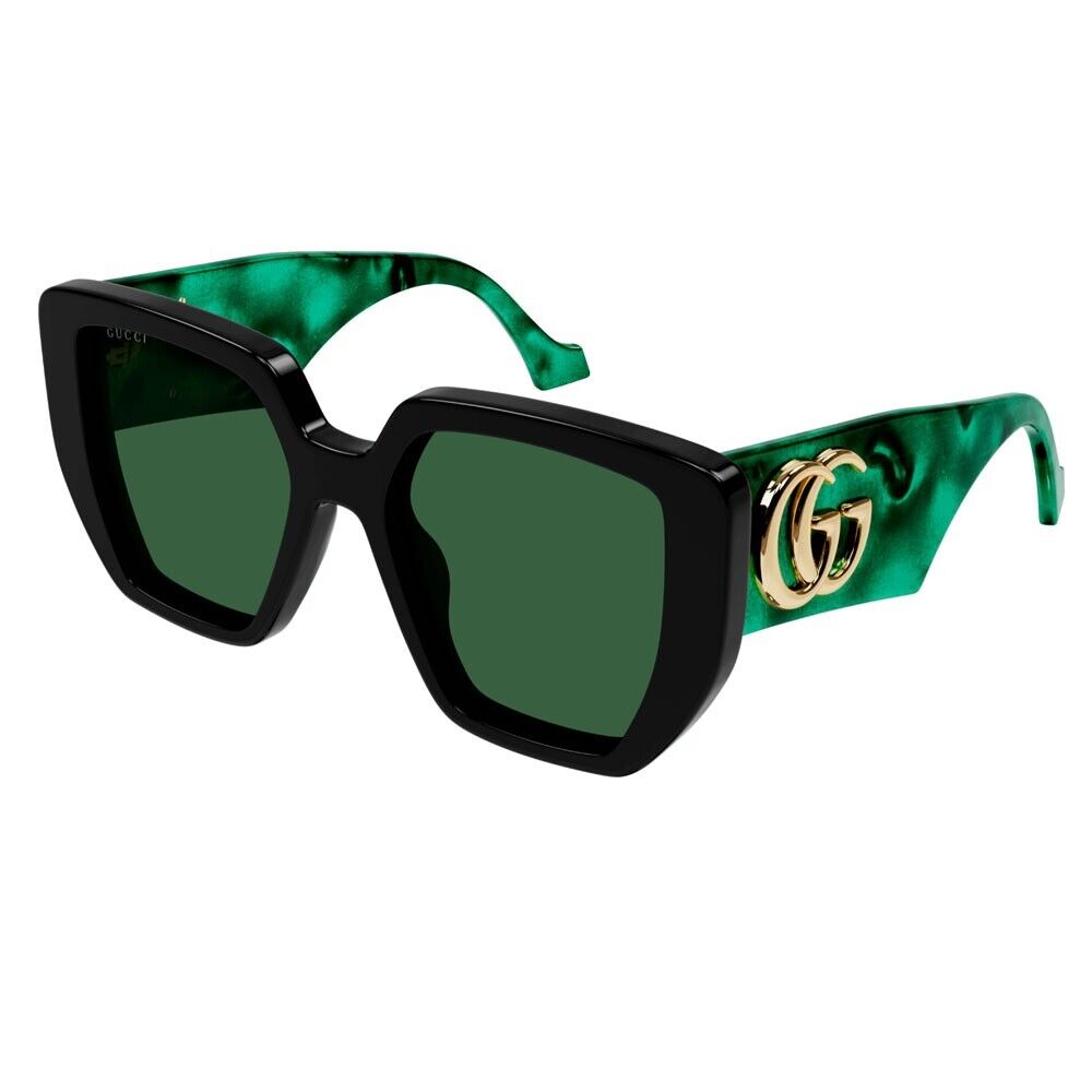 OCCHIALI DA SOLE SUNGLASSES GUCCI  GG 0956S 001 NERO/verde LUNETTES GAFAS DE SOL