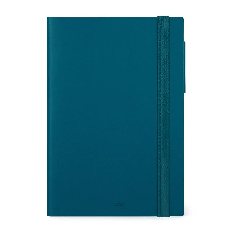 AGENDA MEDIUM WEEKLY DIARY 12 MONTH 2025 - TEAL BLUE