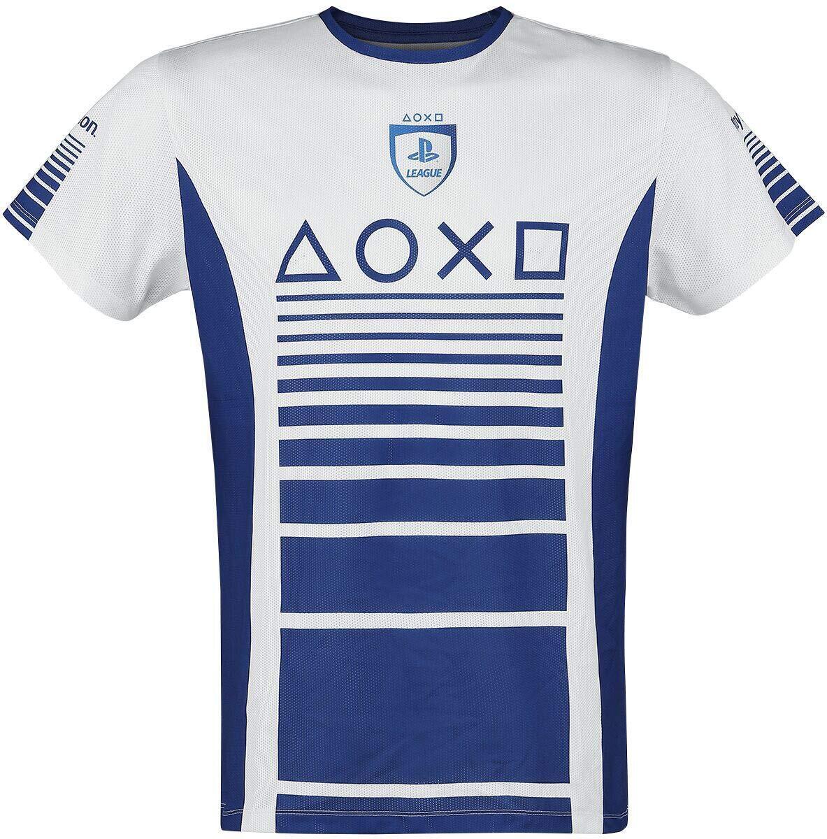 PlayStation Trikot T-Shirt Blue-White S