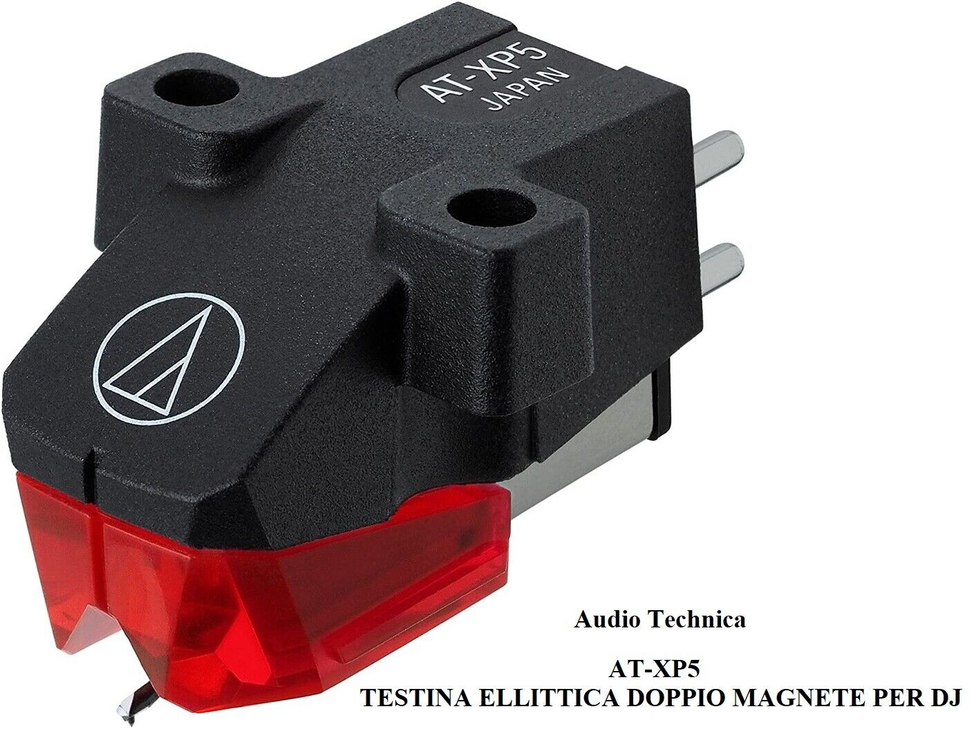 AUDIO-TECHNICA AT XP5 TESTINA ELLITTICA DOPPIO MAGNETE GIRADISCHI PER DJ ATXP5