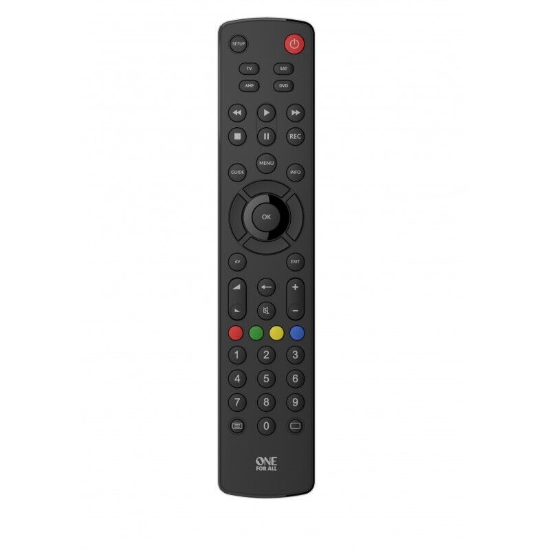 One For All Basic Contour 4 telecomando IR Wireless TV, Set-top box TV, DVD/Blu-