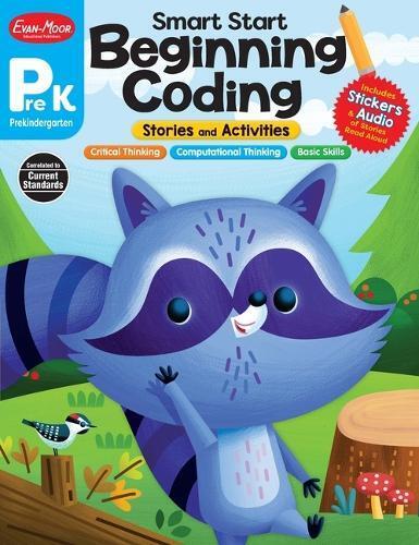 Smart Start: Beginning Coding Stories and Activities, Prek Workbook (Tascabile)
