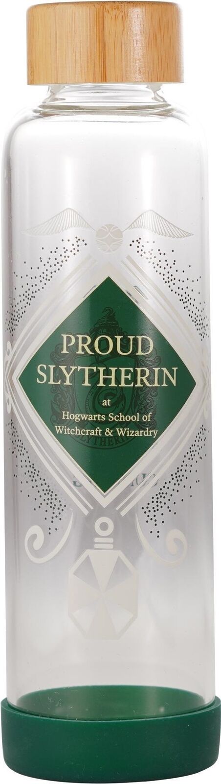 Harry Potter: Half Moon Bay - Proud Slytherin (Water Bottle Glass 500 Ml / Botti