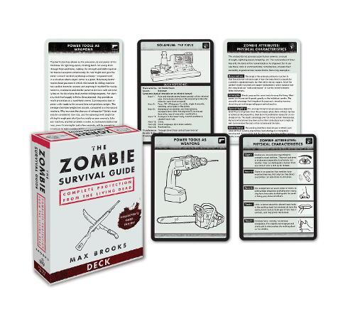 Max Brooks The Zombie Survival Guide Deck (Cards)