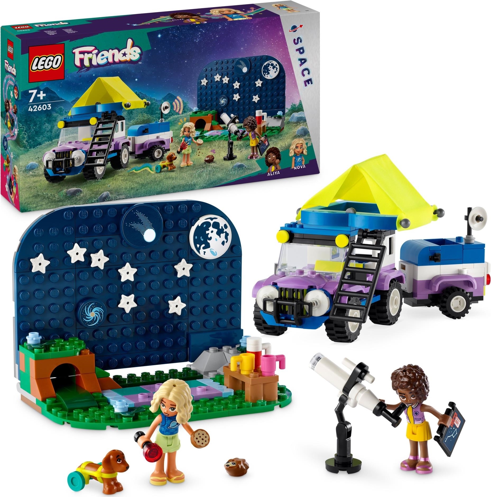 Lego: 42603 - Friends - Camping-Van Sotto Le Stelle -