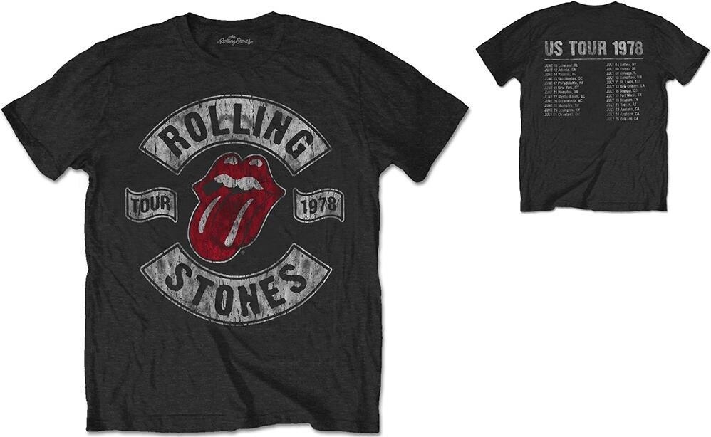 Rolling Stones (The): Us Tour 1978 Special Edition Black (T-Shirt Unisex Tg. S)
