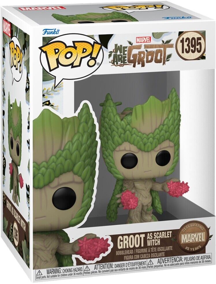 Marvel: Funko Pop! Vinyl - We Are Groot - Scarlet Witch (Vinyl Figure 1395) -