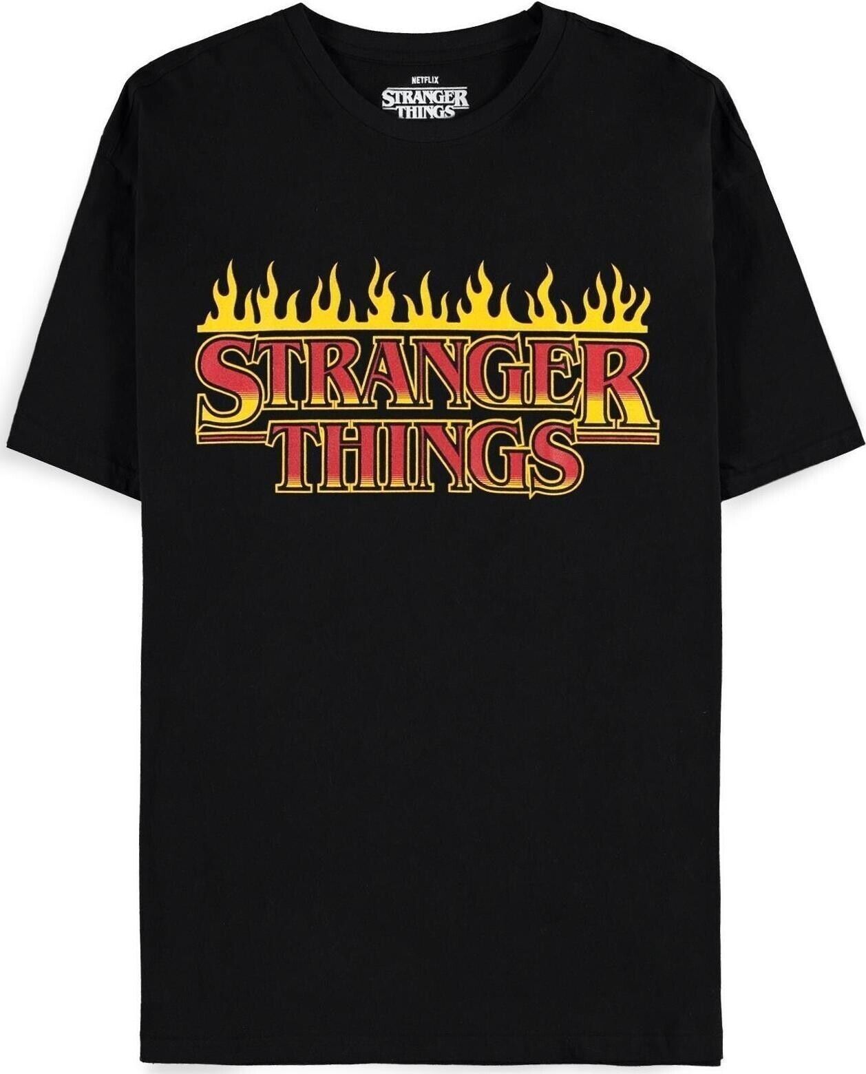 Stranger Things: Fire Logo Black (T-Shirt Unisex Tg. M) -