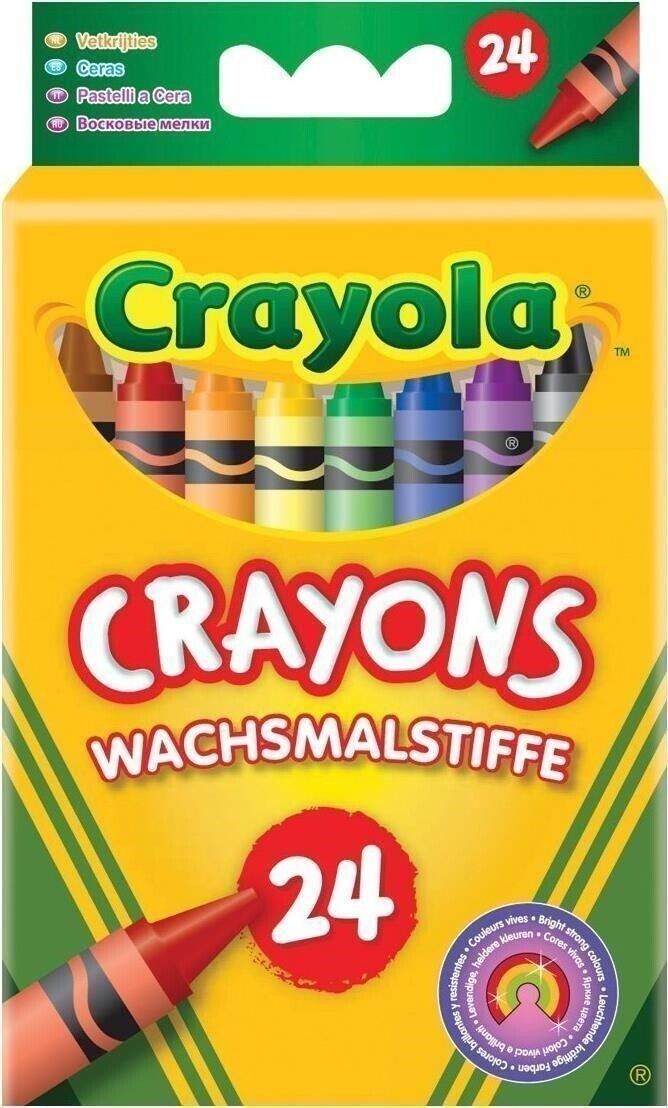 Crayola: 24 Pastelli A Cera -