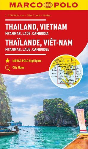 Marco Polo Thailand, Vietnam, Laos, Cambodia Marco Polo Map (Map)
