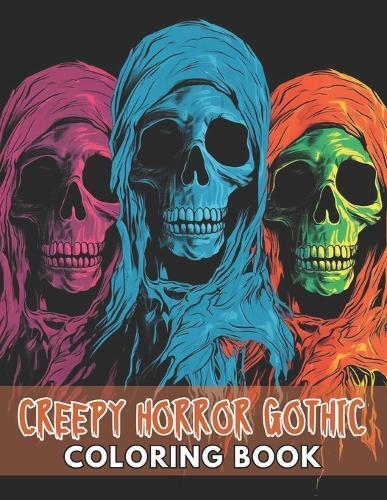 Kole Yost Creepy Horror Gothic Coloring Book (Tascabile)