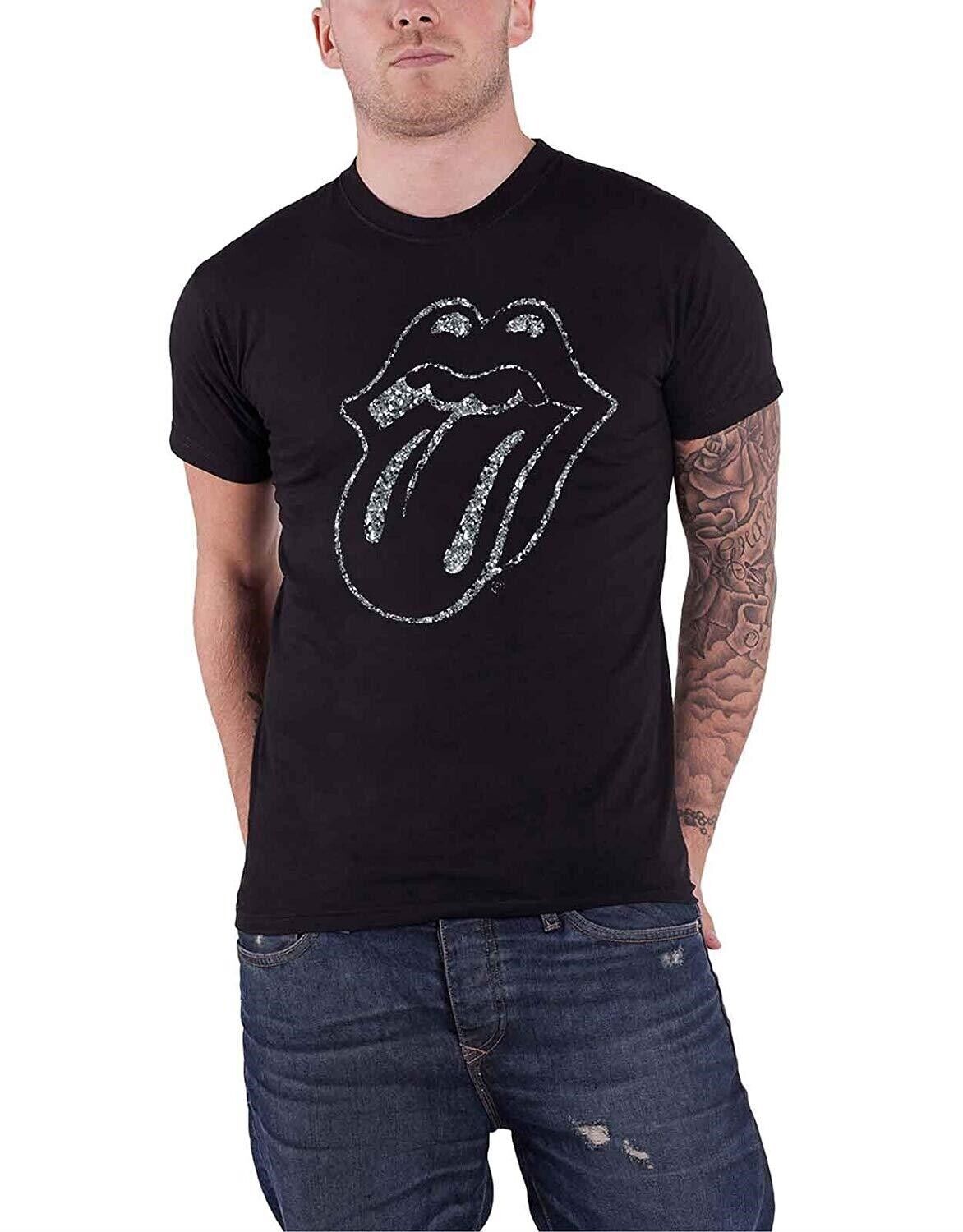 Rolling Stones (The): Tongue (Diamante) (T-Shirt Unisex Tg. M) -