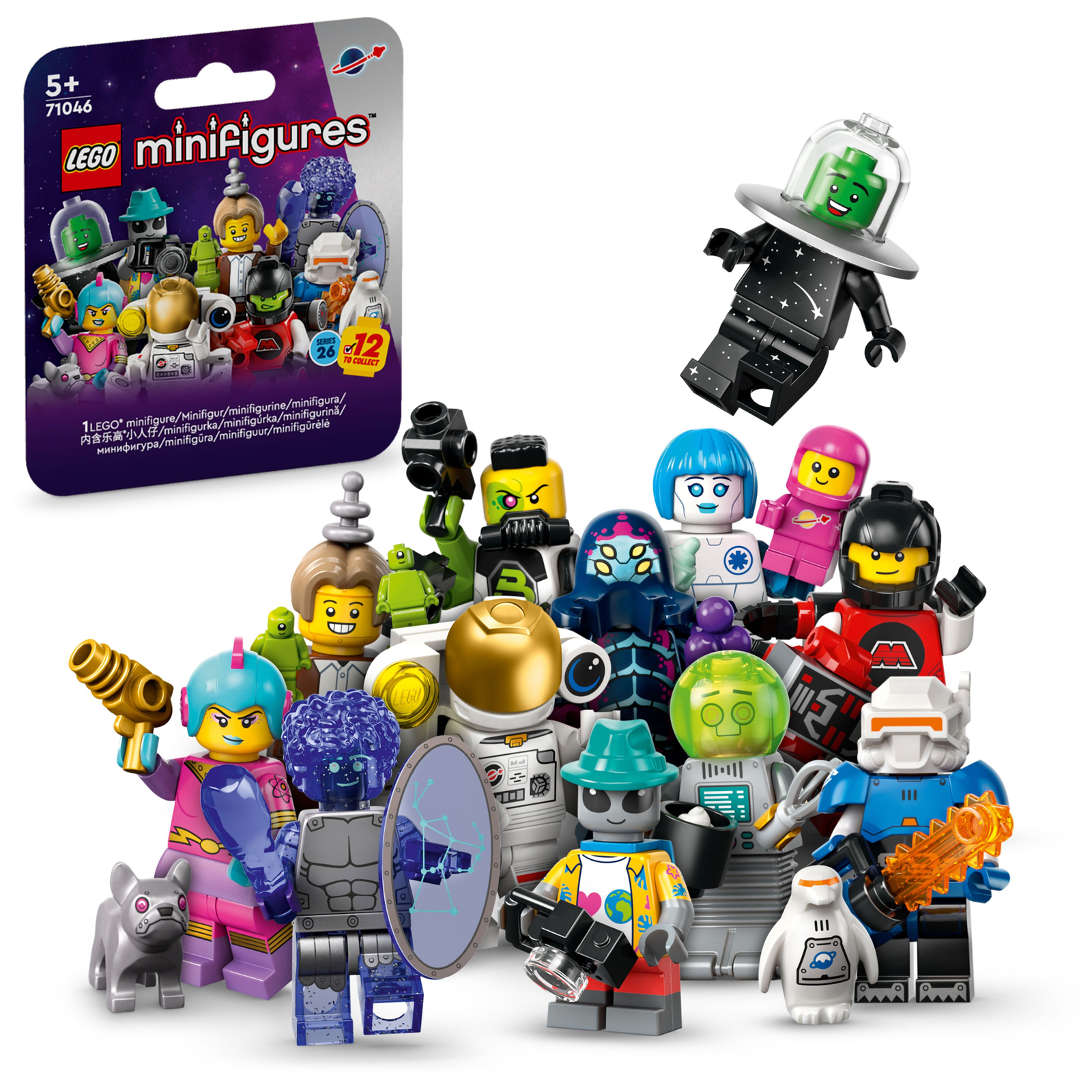 Lego: 71046 - Lego Minifigures - Serie 26 - Spazio (Espositore 36 Pz) -