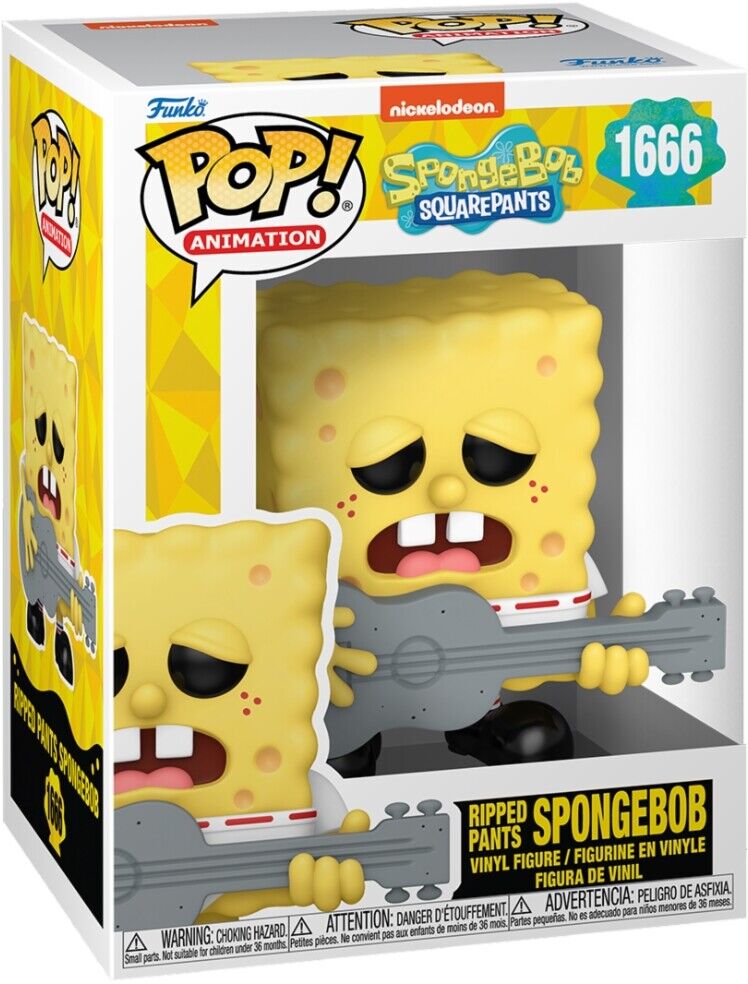 Spongebob: Funko Pop! Animation - 25Th Anniversary - Spongebob With Guitar (Viny