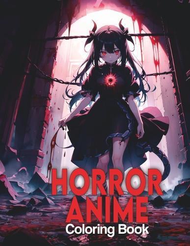 Akiel Narciso Horror Anime Coloring Book (Tascabile)
