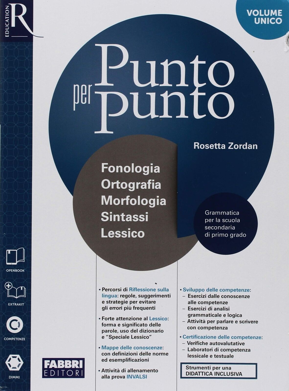 9788891539076 Punto per punto. Morfosintassi. Con Quaderno opera...nsione online
