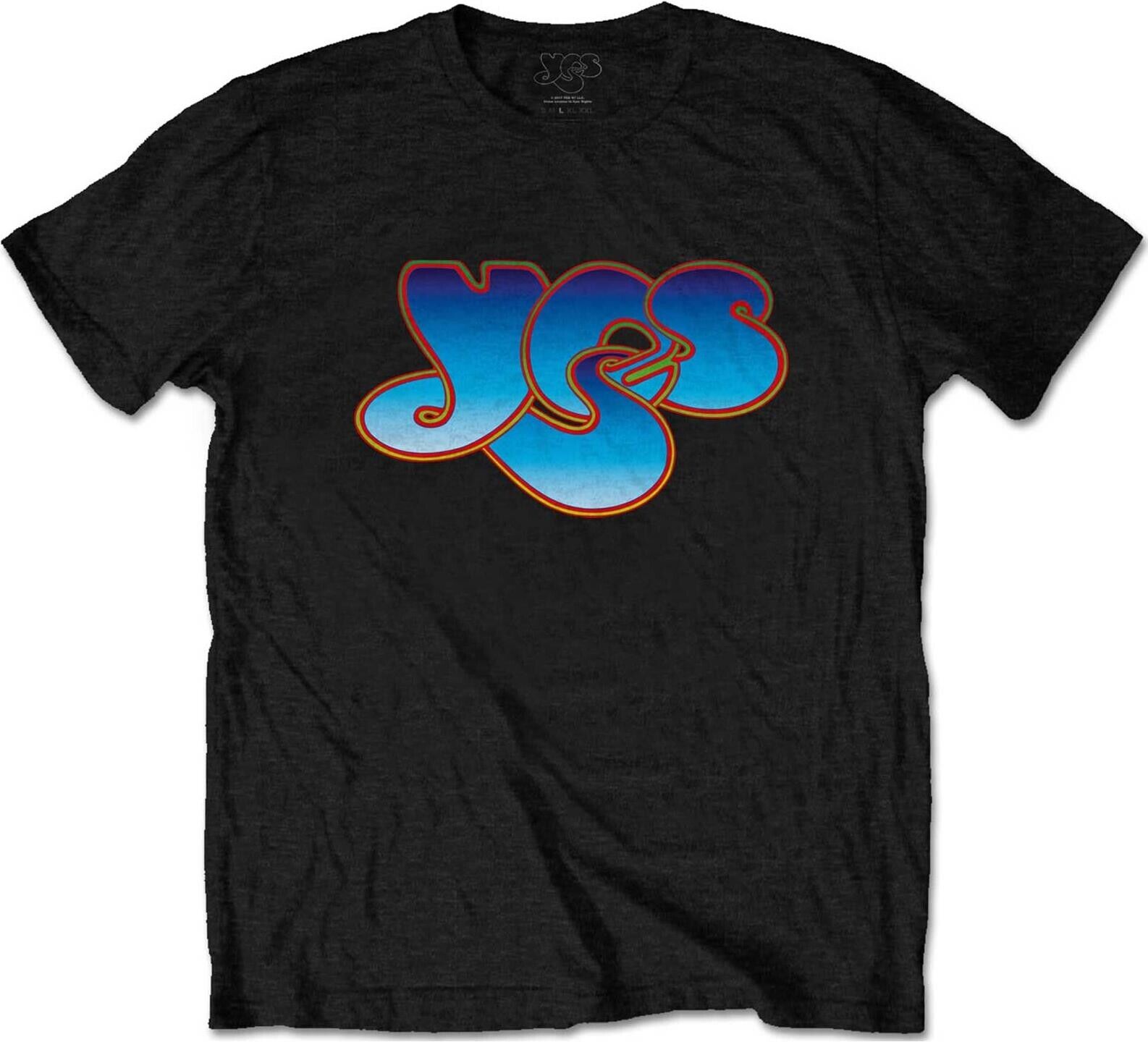 Yes: Classic Blue Logo (T-Shirt Unisex Tg. XL) -