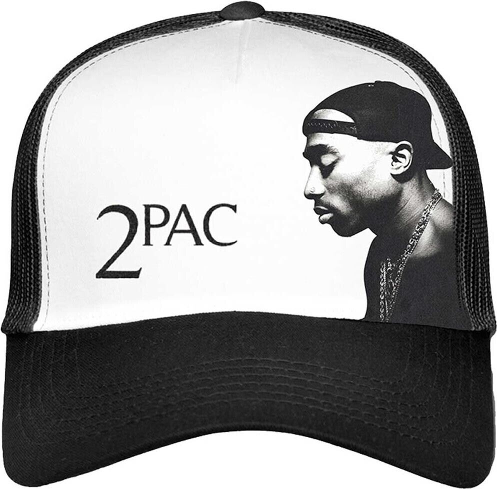 Tupac: Profile Photo Unisex Mesh Back Cap (Cappellino) -